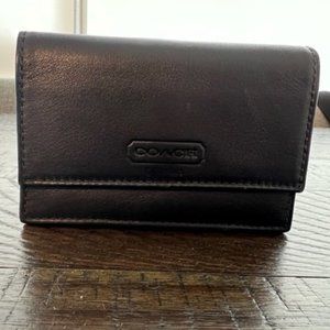 New Coach Leather Small Card Wallet